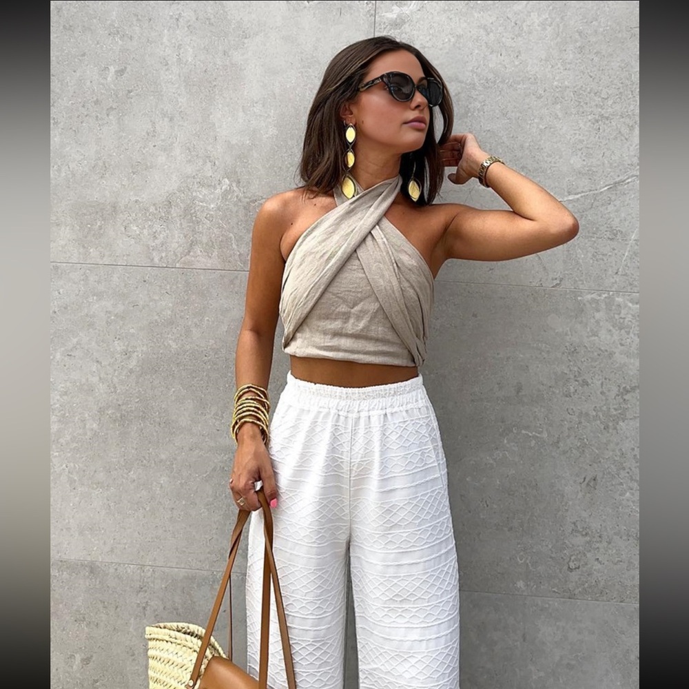 Women’s Cross-Front Crop Top